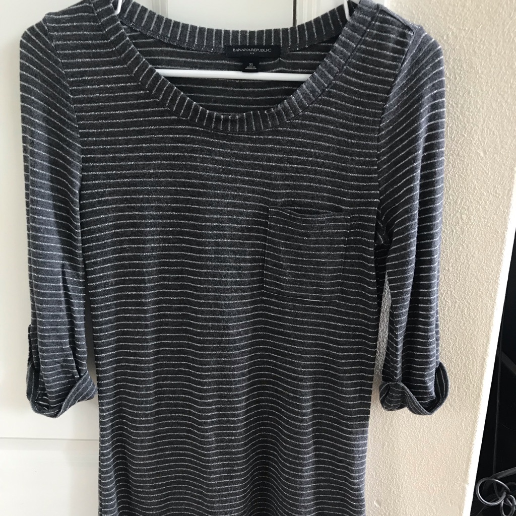 Women’s Banana Republic Striped Shirt Sweater Xs